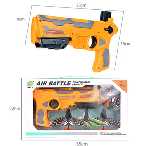 <span class=keywords><strong>Pistolet</strong></span> <span class=keywords><strong>Lanceur</strong></span> de Billes en Mousse Plastique Fabriqué en Usine, Jouet d'Extérieur pour Enfants de 8 à 13 Ans, Unisexe, <span class=keywords><strong>Lanceur</strong></span> Pivotant à l'Extrémité du Doigt, Planeur - Product Image 2