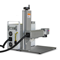Machine de marquage laser à fibre refroidie par air 20W RAYCUS Split Caractéristiques programmables pour la gravure de bijoux AI Graphic