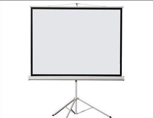 Trípode Portátil para Proyector <span class=keywords><strong>Telon</strong></span> de 74 Pulgadas 16:9, de Aleación de Aluminio Blanco Mate, con Ángulo de Visión de 170 Grados, Pantalla para Exteriores - Product Image 2