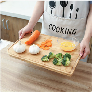 Bamboo Cutting Board Rectangle Solid <b>Wood</b> Kitchen Chopping <b>Block</b> Antibacterial Mildew Resistant Set - Product Image 3