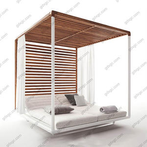 Pavillon <span class=keywords><strong>de</strong></span> jardin design Aruba <span class=keywords><strong>Spa</strong></span> bain à remous auvent tente <span class=keywords><strong>de</strong></span> jardin en aluminium lit <span class=keywords><strong>de</strong></span> soleil en <span class=keywords><strong>bord</strong></span> <span class=keywords><strong>de</strong></span> <span class=keywords><strong>mer</strong></span> - Product Image 2