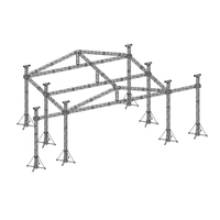 Système de treillis de scène robuste à haute capacité de charge, treillis en aluminium de forme personnalisée 24x24 pour événements, concerts et spectacles