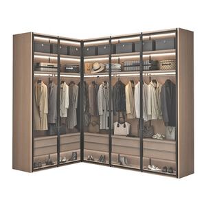 <span class=keywords><strong>Armario</strong></span> de Esquina de Lujo de Tablero de Partículas para Dormitorio, <span class=keywords><strong>Armario</strong></span> de Almacenamiento de Ropa, Venta Caliente - Product Image 3