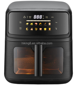 Freidora de Aire Eléctrica <span class=keywords><strong>AF1001</strong></span> de 10L con Doble Capa de Vidrio, Control Manual, Ahorro de Energía y Cocción Rápida - Product Image 1
