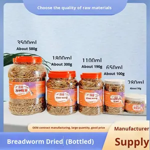 Cacing Mealworm kuning kering cacing Mealworm tinggi Protein kering untuk burung ikan makanan hewan peliharaan serangga dapat dimakan ulat salju kering - Product Image 4