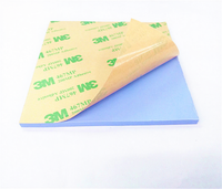 Vente en gros de feuilles isolantes en silicone thermiquement conductrices K-jeda fines de 0,5 mm à 2 mm, résistantes aux hautes températures, ignifuges 94V, autocollantes