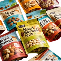 Sachet Doypack Imprimé Coloré Personnalisé avec Fermeture Zip Refermable et Trou de Suspension pour Emballage Alimentaire et de Snacks pour Animaux de Compagnie