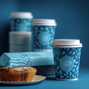 AT PACK Coffee Shop Solutions Custom 12oz 16oz Recyclable Durable PLA PE Double Wall Hot Coffee White Card Paper Cups