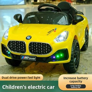 <span class=keywords><strong>Voiture</strong></span> électrique de luxe en plastique pour bébés et tout-petits, à quatre roues, télécommandée, tout-terrain, poussette, jouet pour enfant - Product Image 3