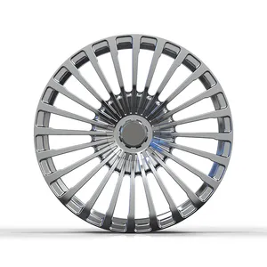 Wheels Fine Polishing Front Rear Staggered Rim Car Aluminium Alloy Multi Spoke China Germany Supplier Pcd 5x112mm for Mercedes