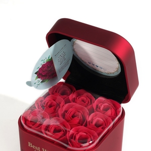Boîte à bijoux Eternal Rose, boîte à bijoux avec logo, emballage cadeau pour la Saint-Valentin - Product Image 4