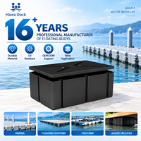 Caisse flottante en plastique remplie de mousse EPS, résistante aux UV, pour quai de marina, jetée, plateforme de yacht