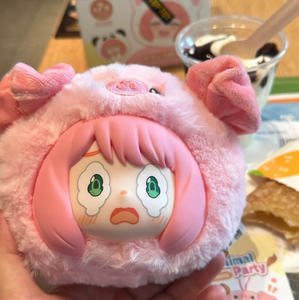 PO P Mtra Eaki Spyed Playing House Blind Box <span class=keywords><strong>Anyaa</strong></span> Animal Party Plush Series Caja ciega genuina Fuente de animación japonesa Hand-Doll para jugar LABUUB - Product Image 4