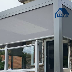 Pergola magique, <span class=keywords><strong>abri</strong></span> contre la pluie, toit ouvrant en aluminium, pergola 4x6, pare-soleil motorisé, persiennes, gazebo <span class=keywords><strong>pas</strong></span> <span class=keywords><strong>cher</strong></span> <span class=keywords><strong>pour</strong></span> l'extérieur, <span class=keywords><strong>pour</strong></span> la cour - Product Image 5
