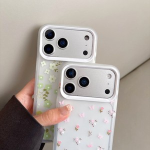 เคสโทรศัพท์มือถือลายดอกไม้พิมพ์ UV แฟชั่น แบบด้าน โปร่งแสง สำหรับ iPhone 17 pro max 16 12 11 XS XR ฝาหลังนิ่มแบบด้าน - Product Image 3