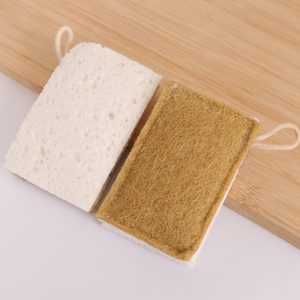 Esponja para fregar a base <span class=keywords><strong>de</strong></span> plantas naturales, esponja para fregar fibra <span class=keywords><strong>de</strong></span> palma con esponjas compostables antiarañazos, fregador <span class=keywords><strong>de</strong></span> cocina para lavar platos - Product Image 1