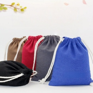 Bolsas de Algodón de Colores al por Mayor con Cierre de Cordón para Harina de Arroz, con Bolsillo, Logotipo Personalizable, Reciclables y Resistentes al Polvo - Product Image 3