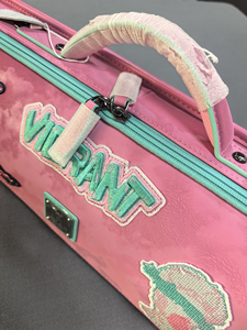 Étui de queue de billard LIZARD Officiel Série Rainbow en cuir véritable imperméable 7 trous 3B4S, sac élégant pour queues de billard à tête large 9Ball - Product Image 3