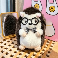 Nieuwe Geldleoparden Kat Kleine Monster Egel Chef Pluche Poppen PP Katoen Vulling-Unisex voor 14 jaar Groothandel Grensoverschrijdend