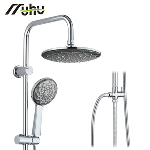 ชุดระบบฝักบัวอาบน้ำสแตนเลส 304 รุ่นล่าสุด พร้อมฝักบัวแบบติดเพดาน ชุดก๊อกน้ำฝักบัวอาบน้ำ ABS สำหรับห้องน้ำ พร้อมสายฝักบัว - Product Image 1