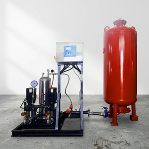 Vase d'expansion intelligent en acier au carbone 500RT de type fermé avec pompe de remplissage automatique pour système de refroidissement domestique et bâtiment intelligent - Product Image 1