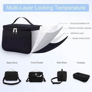 Sac isotherme pour le déjeuner en aluminium avec logo personnalisé, très vendu, pour femmes et enfants - Product Image 4