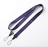 Lanières porte-cartes rétractables personnalisées en polyester sublimé, mignonnes et durables, à faible MOQ, pour événements sportifs et cadeaux