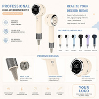 Sèche-cheveux intelligent Torlin pour bébé, professionnel, 200M, détection d'ions, température constante 40°C, pour érythème fessier, moteur DC OEM
