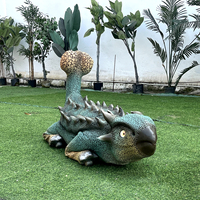 Modelo Animatrónico Realista de Dinosaurio Eléctrico Simulado, Robot Mecánico Perro Robot para Uso en Interiores y Exteriores