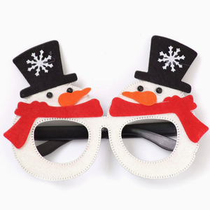 Lunettes décoratives fantaisie thème Noël style Père Noël pour enfants, accessoires de déguisement pour fêtes de Noël - Product Image 2