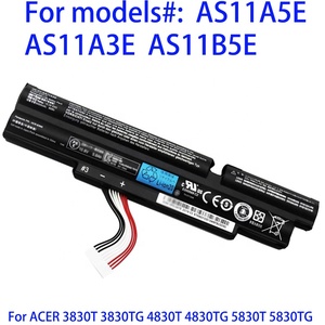 Качественная батарея для ноутбука AS11A5E для ноутбука ACER 3830T 3830TG 483T 4830TG 5830TG   AS11A3E AS11B5E - Product Image 2