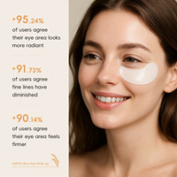 Masque pour les yeux en riz, 6g, masque pour les yeux réparateur, hydratant et soignant