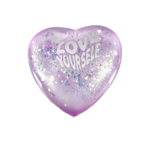 NeeDoh Rubber Sparkle Hearts Teenie Shiny Love Mini Pack 3, Pelotas de Goma Brillantes en Forma de Corazón, Suaves, Empaquetadas Individualmente, para San Valentín - Product Image 1