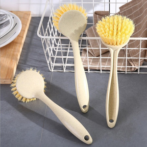 Brosses de nettoyage à long manche, poils doux, corps en plastique, poils en nylon, pour la salle de bain - Product Image 5