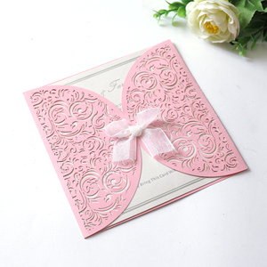 <span class=keywords><strong>Carte</strong></span> <span class=keywords><strong>d</strong></span>écoupée au laser pour <span class=keywords><strong>mariage</strong></span> et baby shower, avec ruban, <span class=keywords><strong>carte</strong></span> <span class=keywords><strong>d</strong></span>'anniversaire rose avec nœud, cartes <span class=keywords><strong>d</strong></span>'<span class=keywords><strong>invitation</strong></span> <span class=keywords><strong>de</strong></span> <span class=keywords><strong>mariage</strong></span>, vente chaude - Product Image 5