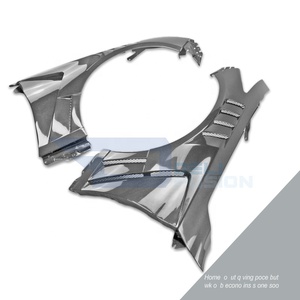 Alerón Delantero Ventilado de Fibra de Carbono Tipo DLF-V para Infiniti Q50 V37 2014-2017 (con Ventilación Superior) - Product Image 3