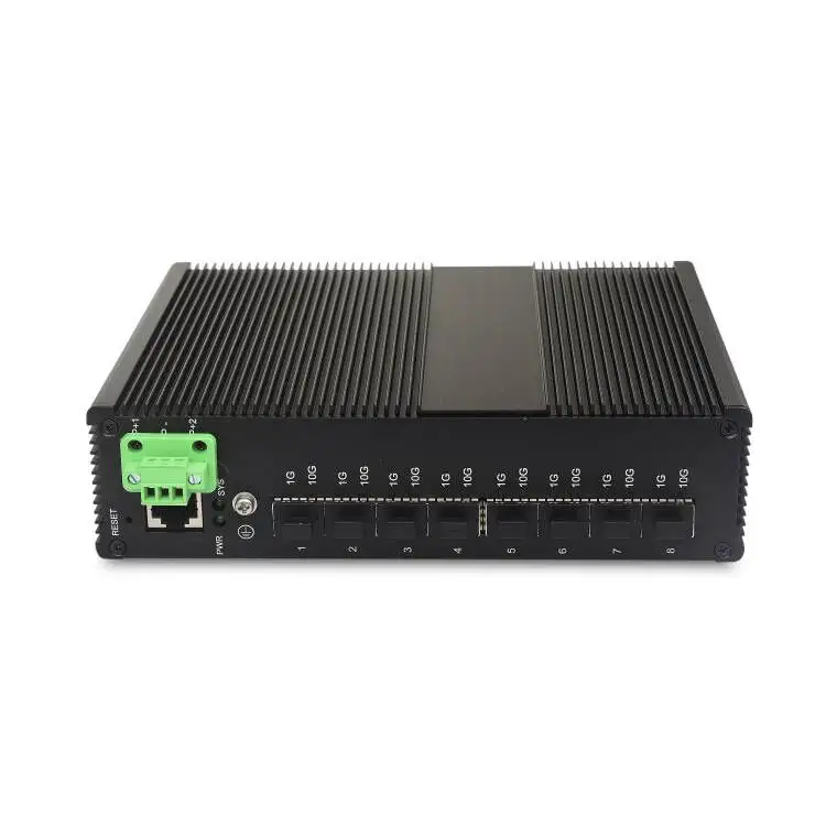 Switches with SFP+ interfaces 8 Ports 10G SFP+ Management Industrial Ethernet Switch POE