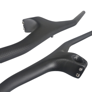<span class=keywords><strong>Manillar</strong></span> Integrado <span class=keywords><strong>de</strong></span> <span class=keywords><strong>Carbono</strong></span> Completo para Bicicleta <span class=keywords><strong>de</strong></span> Montaña <span class=keywords><strong>MTB</strong></span> 3k Mate 600/620/660/680/700/720*80/90/100/110 mm 17 Grados - Product Image 4