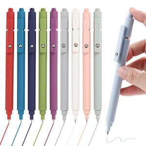 Stylos à encre gel à séchage rapide, pointe fine, rétractables, encre noire, écriture fluide, papeterie, fournitures scolaires - Product Image 3