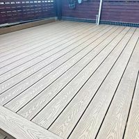 Plancher en WPC sur mesure, facile à nettoyer, solide pour l'extérieur, idéal pour les balcons