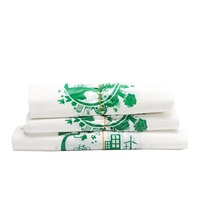 Sachets d'emballage à emporter pour thé boba, personnalisés, 100 pièces, sachets en plastique transparents biodégradables jetables