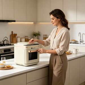 Anbolife Friteuse à vapeur 15L avec fenêtre de visualisation en verre, écran tactile, OEM ODM, CE CB, Vente en <span class=keywords><strong>gros</strong></span> à prix réduit - Product Image 3