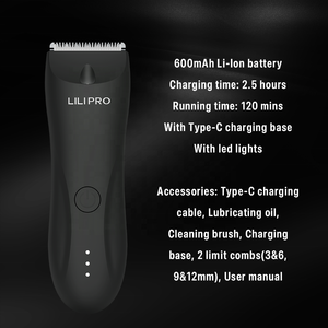Recortadora <span class=keywords><strong>de</strong></span> vello íntimo LILIPRO Balls Trimmer con batería <span class=keywords><strong>de</strong></span> larga duración, afeitadora íntima impermeable, recortadora <span class=keywords><strong>de</strong></span> vello púbico para hombres. - Product Image 4