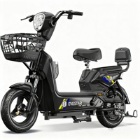 Vélo Électrique 48V 350W de Grossiste Chinois, Longue Autonomie, pour Trajets Urbains, Cadre en Acier Carbone Durable pour Adultes
