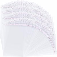 Sacs en cellophane personnalisés à fermeture auto-adhésive en OPP pour emballage de vêtements, salades, aliments pour bébés et chewing-gums