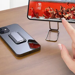 2022 evrensel halka parmak Kickstand geri çekilebilir döndür cep telefonu arka kavrama metal katlanabilir halkalı telefon kılıfı tutucu telefon tablet