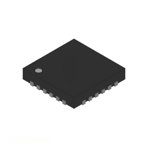 Circuit d'alimentation (PMIC), circuit intégré d'alimentation, puce de circuits intégrés ADJ, ISL6126IRZA 24 VFQFN, patin exposé, BOM IC en stock - Product Image 1