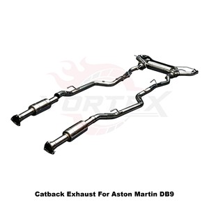 ระบบท่อไอเสียแบบวาล์ว Vortex High Flow SS304 สำหรับ Aston Martin DB9 5.9L 6.0L V12 เสียง Deep Sport พร้อมชุดปรับแต่งแบบไม่ต้องตัดต่อ - Product Image 4