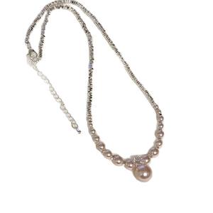 <span class=keywords><strong>Manta</strong></span> Rose elegante collar <span class=keywords><strong>de</strong></span> cadena <span class=keywords><strong>de</strong></span> clavícula moda fragmentado Plata Perla circón gradiente con cuentas fuerte luz Aleación <span class=keywords><strong>de</strong></span> lujo - Product Image 5