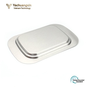 Plato para mantequilla de acero inoxidable con tapa, bandeja rectangular para servir, para uso en la cocina - Product Image 5